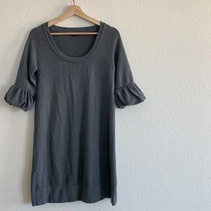 Theory | grey knit sweater dress